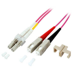 EFB Elektronik O0323.2 fibre optic cable 2 m LC SC OM4 Violet