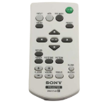 Sony 149046311 remote control Projector Press buttons