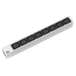 Bachmann 333.815 power distribution unit (PDU) 8 AC outlet(s) 1U Black, Grey, Silver