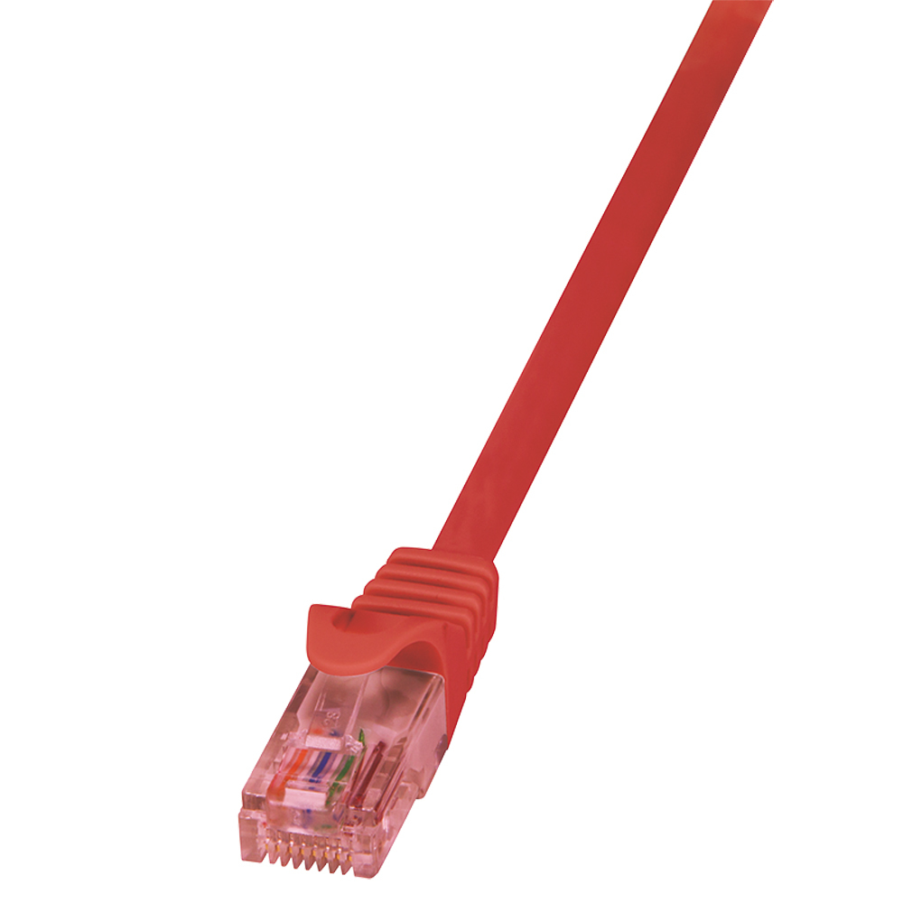 Image of LogiLink 2m Cat.6 U/UTP networking cable Red Cat6 U/UTP (UTP)