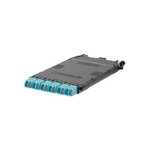 Panduit FHCZO-12-10U glasvezeladapter LC/MPO 1 stuk(s) Aqua-kleur, Zwart