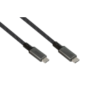 Alcasa 2404-TK018A USB cable USB4 Gen 3x2 1.8 m USB C Graphite