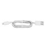 ACT USB 2.0 laad- en datakabel A male - Lightning male 1 meter, nylon, MFI gecertificeerd