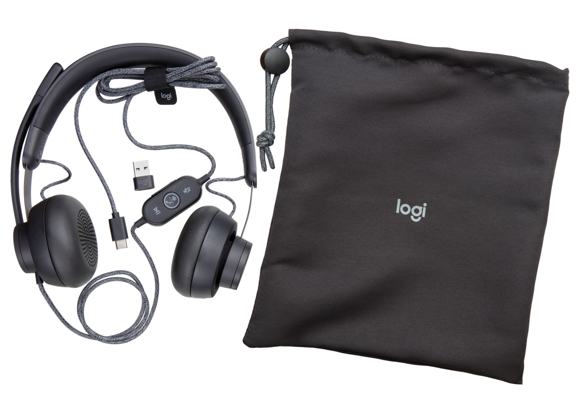 Logitech Zone Wired Teams Headset Head-band Black
