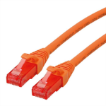 ROLINE Cat6 0.5m networking cable Orange U/UTP (UTP)