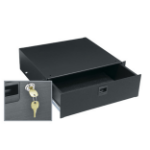 Middle Atlantic Products Drawer, 3 RU, Textured, w/Lock