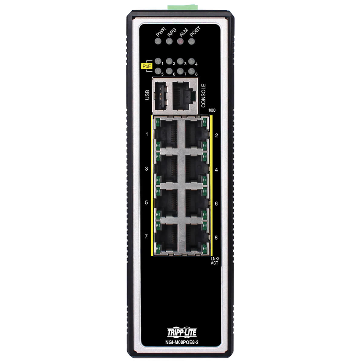 Eaton NGI-M08POE8-L2 8-Port Gigabit PoE+ Network Switch