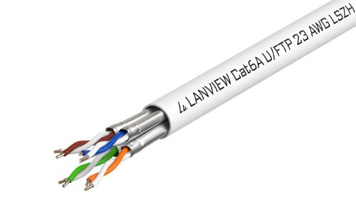 Lanview LVN122430 networking cable White 500 m Cat6a U/FTP (STP)
