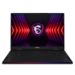 MSI Raider A18 HX A7VHG-023US AMD Ryzen™ 9 7945HX3D Laptop 18" Quad HD+ 32 GB DDR5-SDRAM 1 TB SSD NVIDIA GeForce RTX 4080 Wi-Fi 7 (802.11be) Windows 11 Home Black