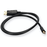 AddOn Networks MINIDP2DP12MM3 InfiniBand/fibre optic cable 0.91 m Mini-DisplayPort 1.2 DisplayPort 1.2 Black