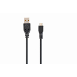 Gembird CCP-MUSB2-AMBM-10 USB cable USB 2.0 3 m Micro-USB B USB A Black