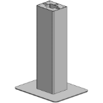 Ergonomic Solutions SpacePole Mini Kiosk