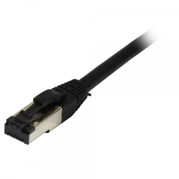 EU Product - Patchkabel RJ45 CAT8.1 2000Mhz schwarz S-STP S/FTP TPE Ultra SuperFlex - Cable - Digital thumbnail
