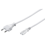 Microconnect PE0307100W power cable White 10 m Power plug type C C7 coupler