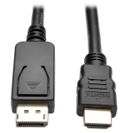 Tripp Lite P582-006-V2-ACT DisplayPort 1.2 to HDMI Active Adapter Cable (DP with Latches to HDMI M/M), 4K, 6 ft. (1.8 m)