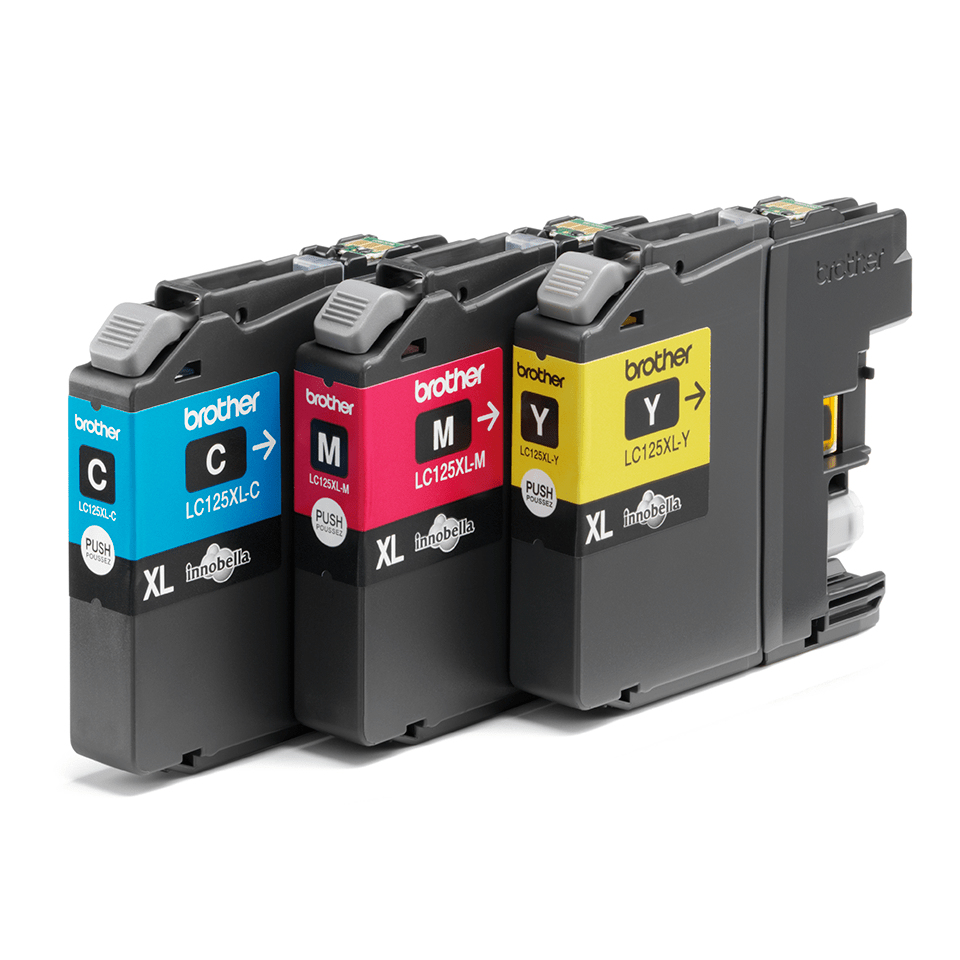 Image of Brother LC-125XLRBWBP Ink cartridge multi pack C,M,Y, 3x1.2K pages...