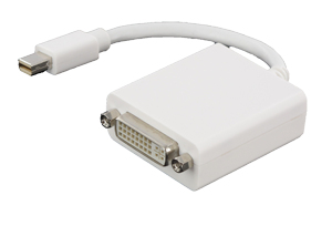7672 LMP Mini-DP/DVI - Mini DisplayPort - DVI - Male - Female - White - MacBook Pro - MacBook - Macbook Air - Mac Pro - iMac - Mac mini