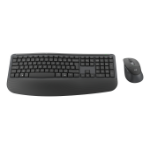 Logitech Signature Comfort Plus Combo MK880 for Business keyboard Mouse included Universal USB + Bluetooth AZERTY French Graphite