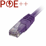 Cablenet 1m Cat6 RJ45 Violet U/UTP PVC 24AWG Flush Moulded Booted Patch Lead