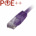 Cablenet 5m Cat6 RJ45 Violet U/UTP PVC 24AWG Flush Moulded Booted Patch Lead