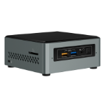 Intel NUC BOXNUC6CAYSAJ PC Intel Celeron J J3455 2 GB DDR3L-SDRAM 32 GB eMMC Windows 10 Mini PC Black, Grey