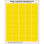 Brady LaserTab Yellow Self-adhesive printer label