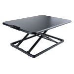 StarTech.com Standing Desk Converter for Laptop - Up to 8kg/17.6lb - Height Adjustable Laptop Riser - Table-Top Stand-Up Desk Converter for Home Office - Sit-Stand Desk Platform -