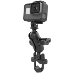 RAM Mounts Handlebar U-Bolt Double Ball Mount with Action Camera Adapter