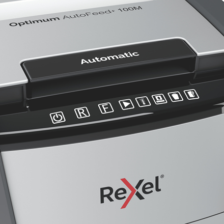 Rexel Optimum AutoFeed+ 100M Micro-Cut P-5 Shredder 2020100M