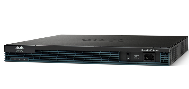 Cisco 2901 wired router Gigabit Ethernet Multicolour