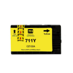 G+G Replacement for Comp HP G+G CZ132A Hi Cap Yellow Ink Ctg No HP 711 29ml Ink 1600 Pages