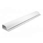 DeLOCK Cable Duct for under-table mounting 63 x 28 mm - length 400 mm 2 pieces white