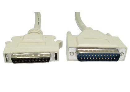 Cables Direct 1m, DB25 M/HP DB50 M, SCSI-2 SCSI cable Grey External DB50/HPM