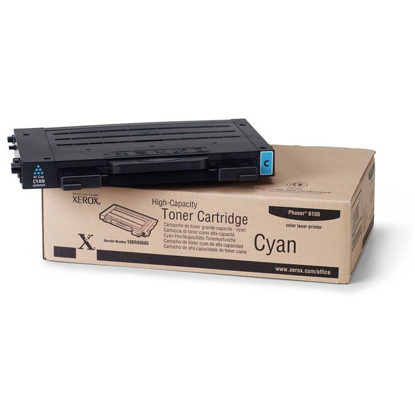 Image of Xerox 106R00680 Toner cyan high-capacity, 5K pages/5% for Xerox...