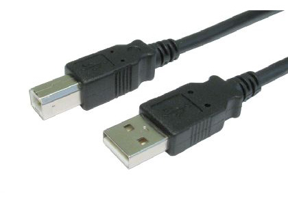 Cables Direct USB2-105K USB cable 5 m USB 2.0 USB A USB B Black