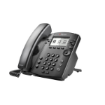 POLY VVX 300 IP phone Black 6 lines LCD