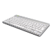 R-Go Tools Ergonomic keyboard R-Go Compact Break, compact keyboard with break software, QWERTY (UK), Bluetooth, white