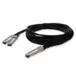 AddOn Networks Q56-2Q56-200GB-PDAC0-5M-MX-AO InfiniBand/fibre optic cable 0.5 m QSFP56 2x QSFP56 AOC Black