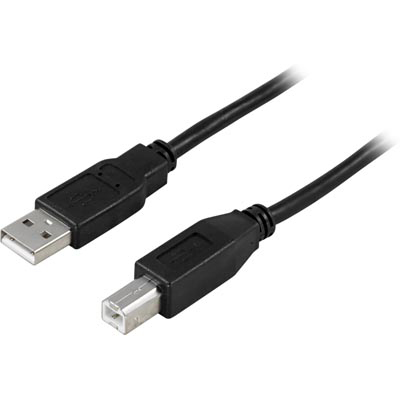 EU Product - USB 2.0 Cable, Type A male - Type B male, 5m - Black thumbnail