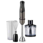 Black & Decker BXHBA1200E Immersion blender 1200 W Black, Transparent
