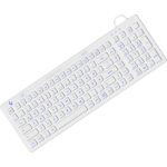 KeySonic KSK-6031INEL keyboard Industrial USB QWERTZ German White
