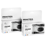 Praktica Single Use Disposable Camera 27 Shots ISO400 35mm Colour Film Flash Wedding White - Colour Film - Pack of 2