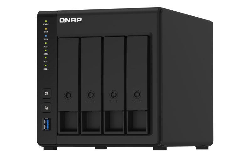 QNAP TS-451D2 NAS Tower Ethernet LAN Black J4025