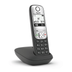 Gigaset A690 Analoge telefoon Nummerherkenning Zwart