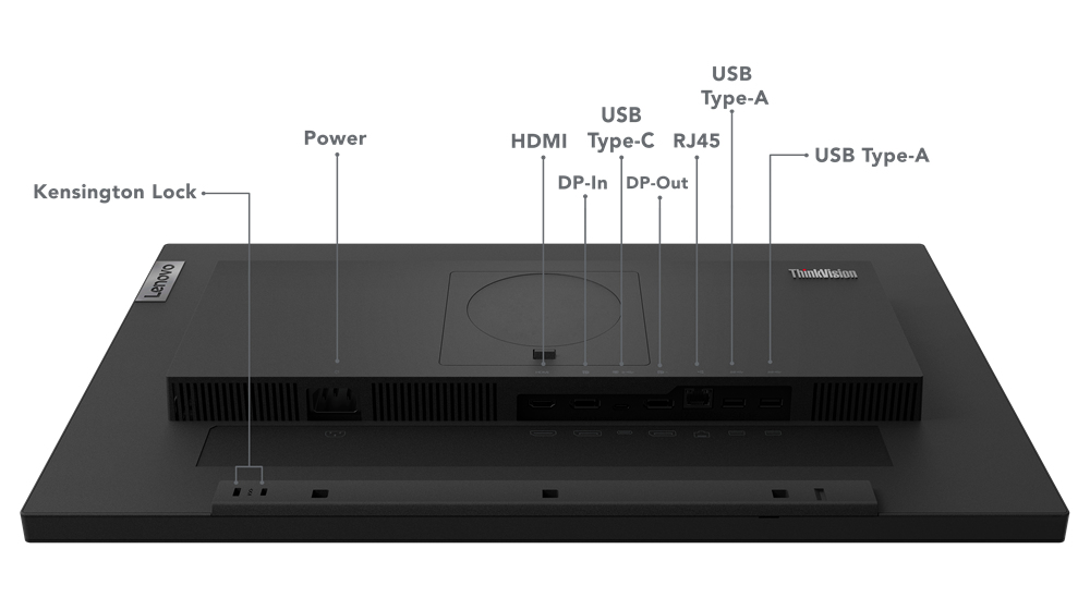 Lenovo ThinkVision T24m-29 LED display 60.5 cm (23.8") 1920 x 1080 pixels Full HD IPS Black