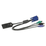 HPE AF604A toetsenbord-video-muis (kvm) kabel Zwart