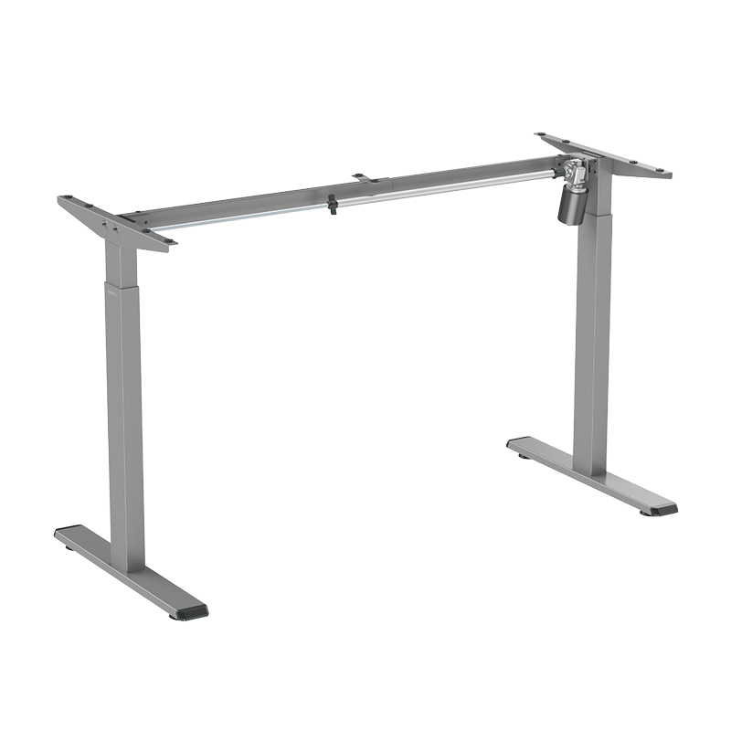 LogiLink Sit-stand desk frame, single motor, easy-use controller, grey