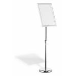 Durable 479923 sign holder/information stand A3 Aluminium, Plastic, Steel Silver