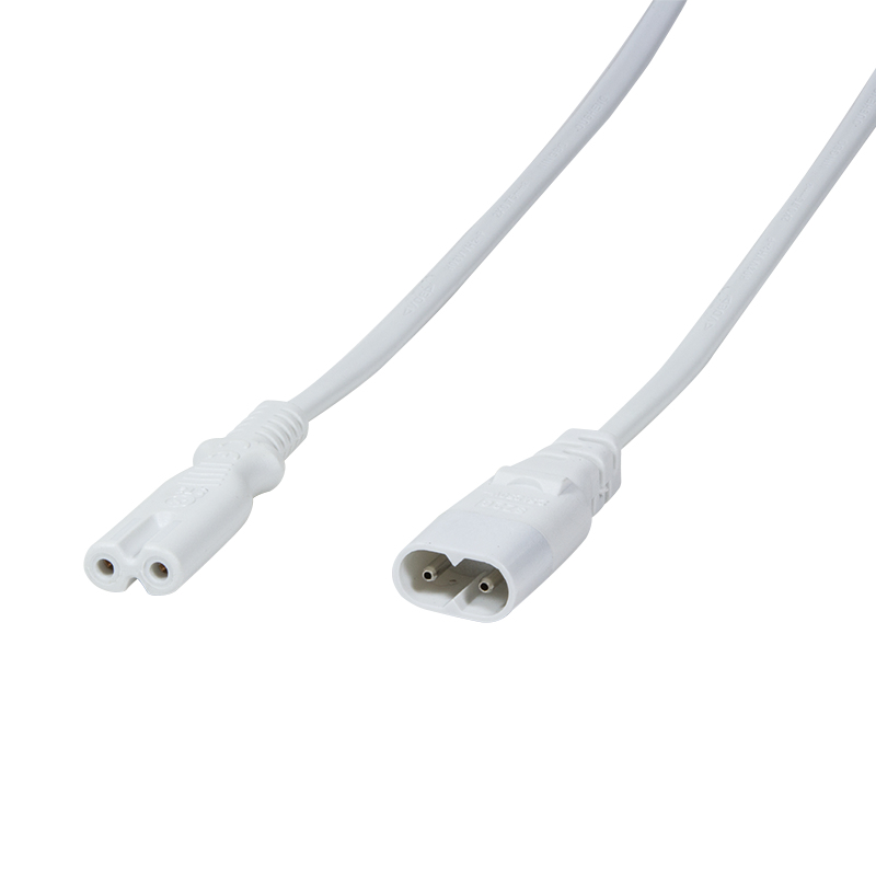 Image of LogiLink 2m, IEC 60320-C8/IEC 60320-C7 White C7 coupler C8 coupler