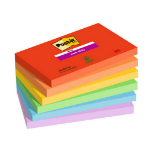 Post-It 7100258796 note paper Rectangle Blue, Green, Orange, Purple, Red, Yellow 90 sheets Self-adhesive